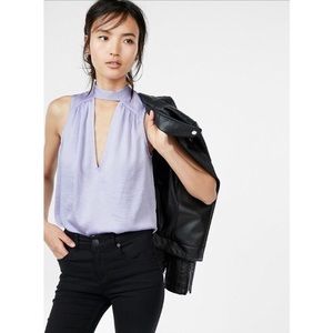 Tie Neck Choker tank